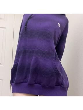 DC Shoes purple striped hoodie